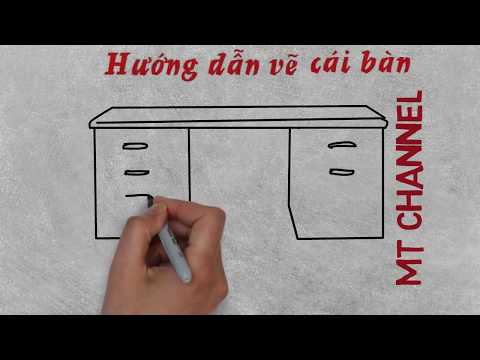 Video Vẽ cái bàn học tập - Bé tập vẽ -Hướng dẫn vẽ cơ bản... - youtube