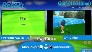 Wii Sports Resort Golf 18 Hole Speed Tournament | Round 1 | [16] ProfessorCC19 vs. [17] Virox