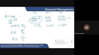 Financial Management - Week  2B - Financial Analysis - Review - Spring 2022