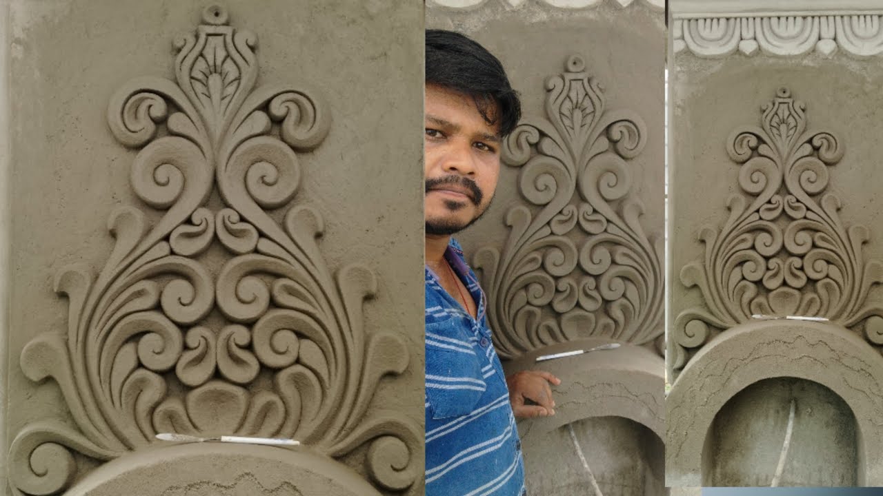 Artno-122//Making A Design in Gate Pillar Front Side 