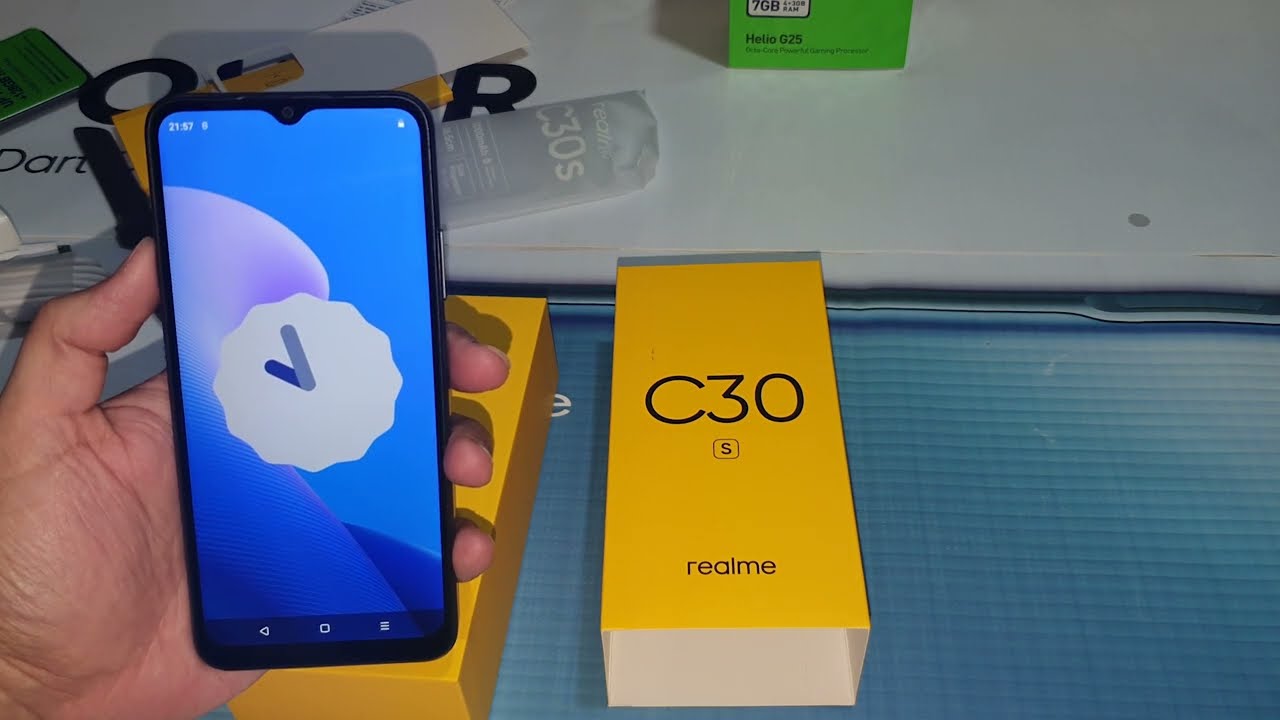 فتح صندوق هاتف Realme C30s قبل الشراء !