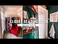 I Turned my 28 SQ FT Closet into a Cozy READING NOOK