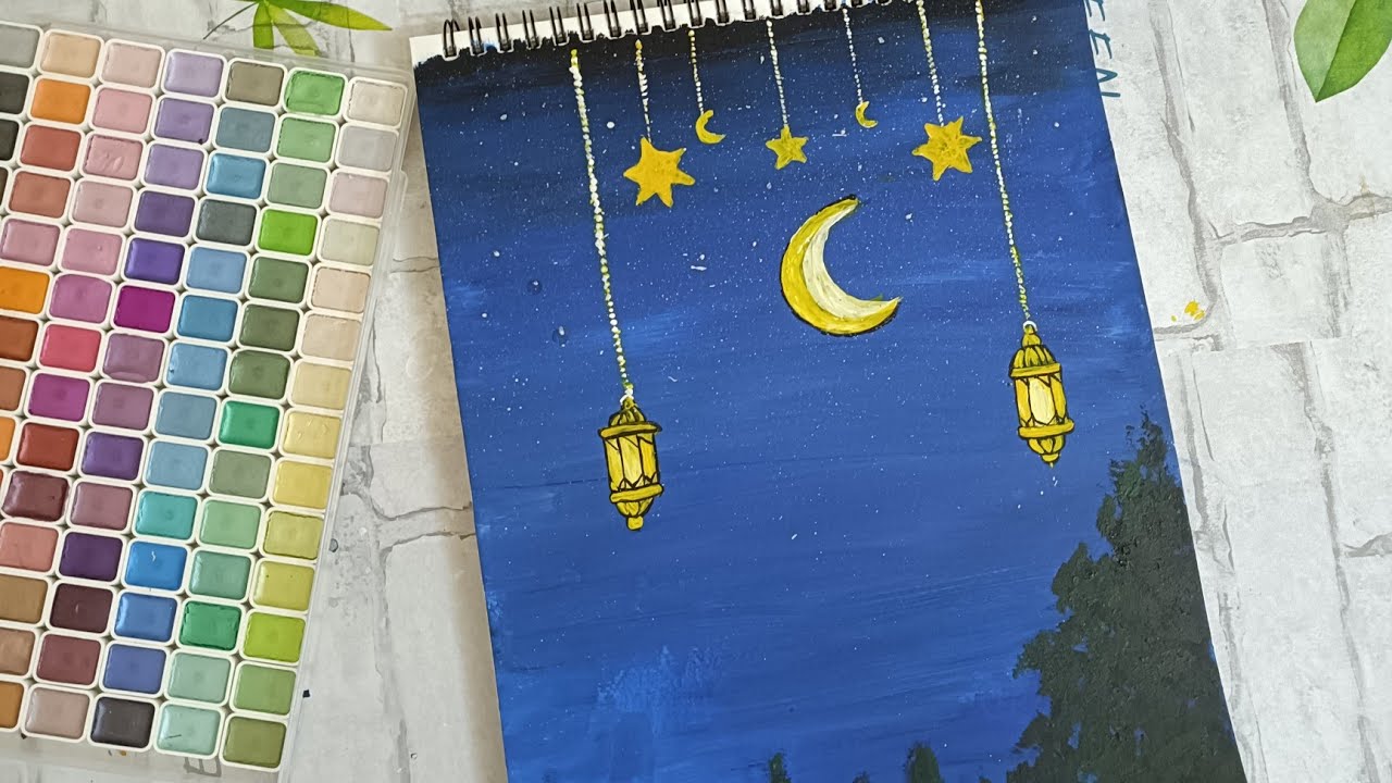 Ramadan kareem/ramdan Mubarak painting