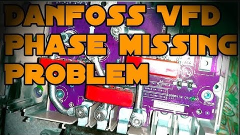 #Danfoss fc 360 _50 HP Drive Phase Missing problem || error 38 ||