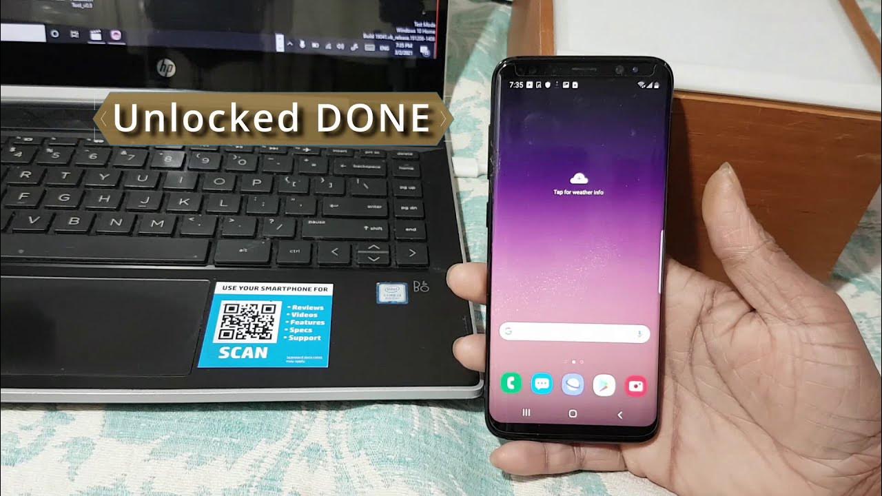 SAMSUNG GALAXY S8/S8+ FRP Bypass/Google lock Remove 2022 NO SIM NO