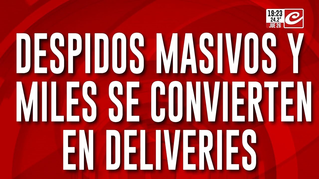 Despidos masivos y fábricas que cierran: trabajadores pasan de la industria al delivery