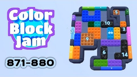 Color Block Jam Level 871-880 | No Commentary, No Music | Android Gameplay