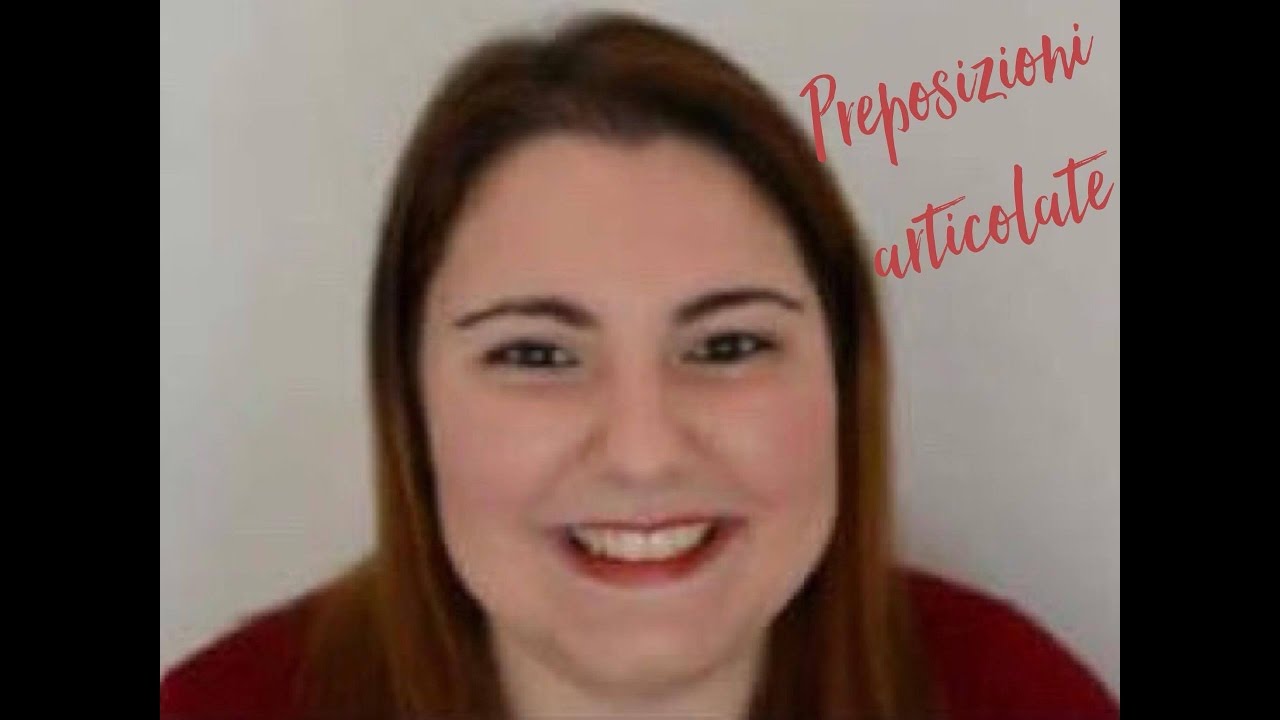 Le preposizioni articolate
