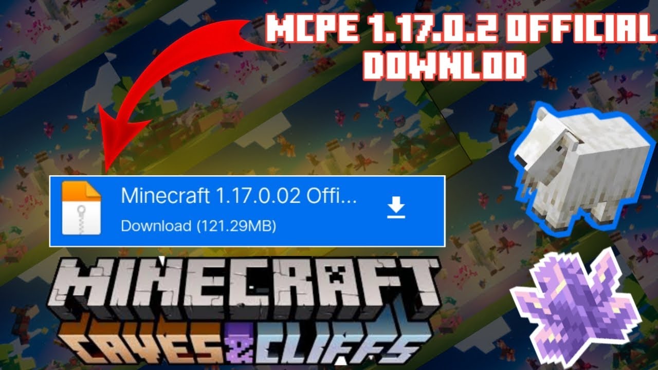 How To Download Minecraft PE 1.17 Caves & Cliffs Update For FREE! - YouTube