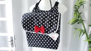 Mochila Quadrada da Minnie por Arte de Paninho