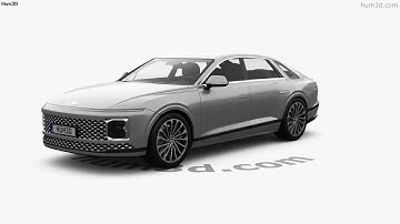 Hyundai Grandeur 2024 3D model by 3DModels.org