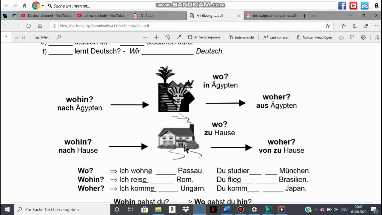 W-FRAGE dalam bahasa Jerman - YouTube