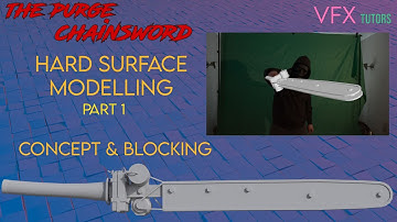 Hard Surface Modelling in Maya - Part 1 - Concept and Blocking