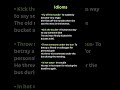 Idioms вњ English Learnenglish Vocabulary Spokenenglish Idioms вњ English Learnenglish Vocabulary Spokenenglish