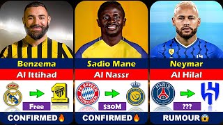 All CONFIRMED Transfers in Saudi Pro League ✅💰 FT. Benzema, Sadio Mané, Neymar…