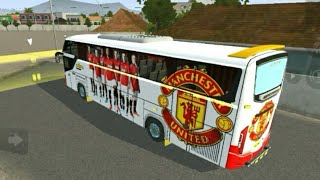 Bus Manchester United || Livery Bussid Manchester United