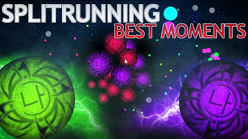 Splitrunning with Miilzi // Best Moments / Agar.io || MaYuu