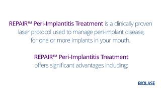waterlase peri implantitis solution