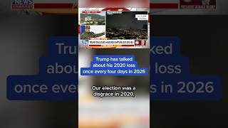 Trump has talked about his 2020 loss once every four days in 2026