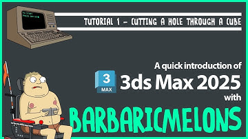 3DS MAX 2025 - TUTORIAL 1 - CUTTING A HOLE THROUGH A CUBE - Personal Reintroduction