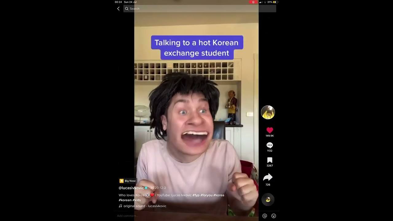 Talking to a hot exchange student all part