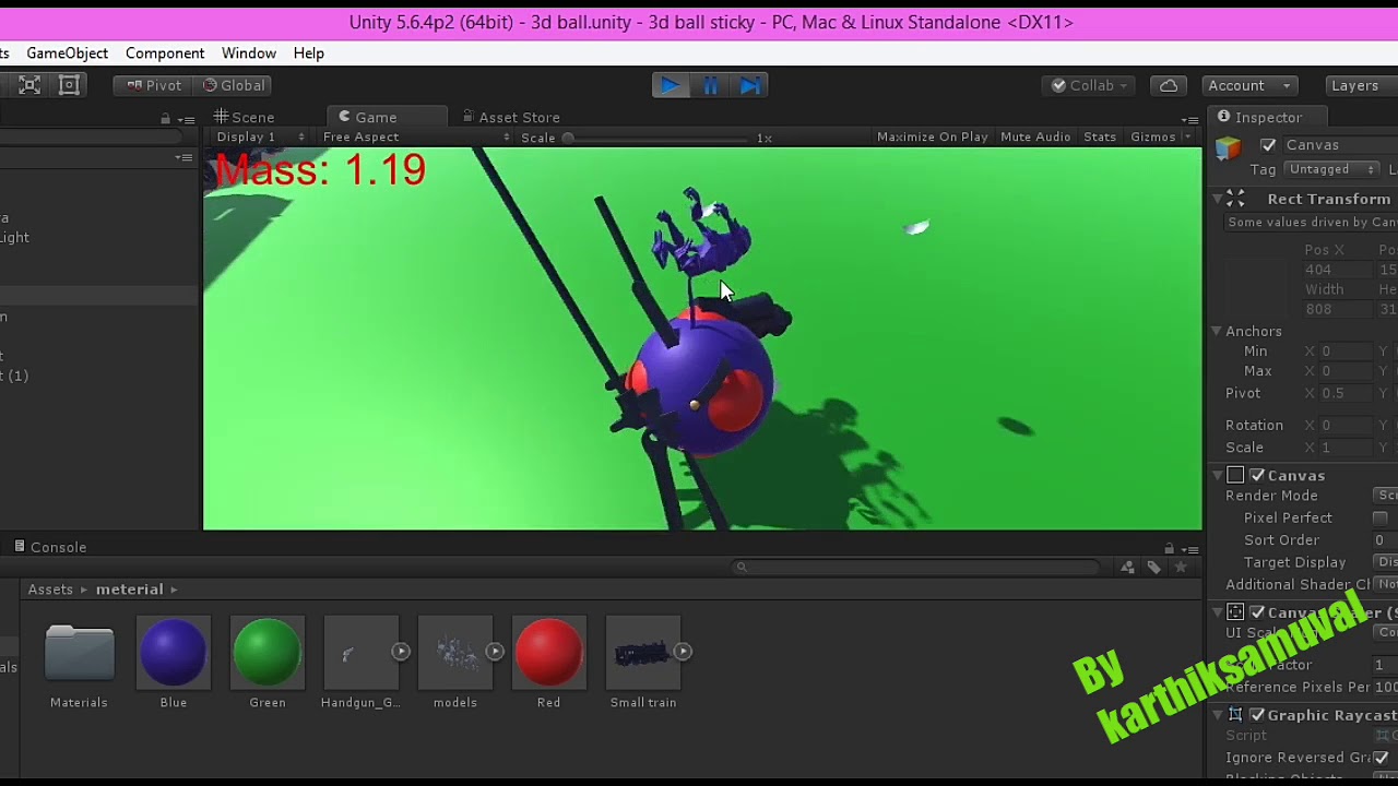 Unity magnetic attraction with train part's - YouTube