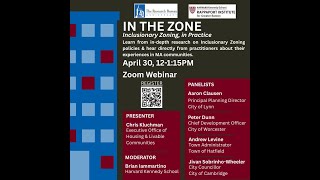 In the Zone: Inclusionary Zoning, In Practice