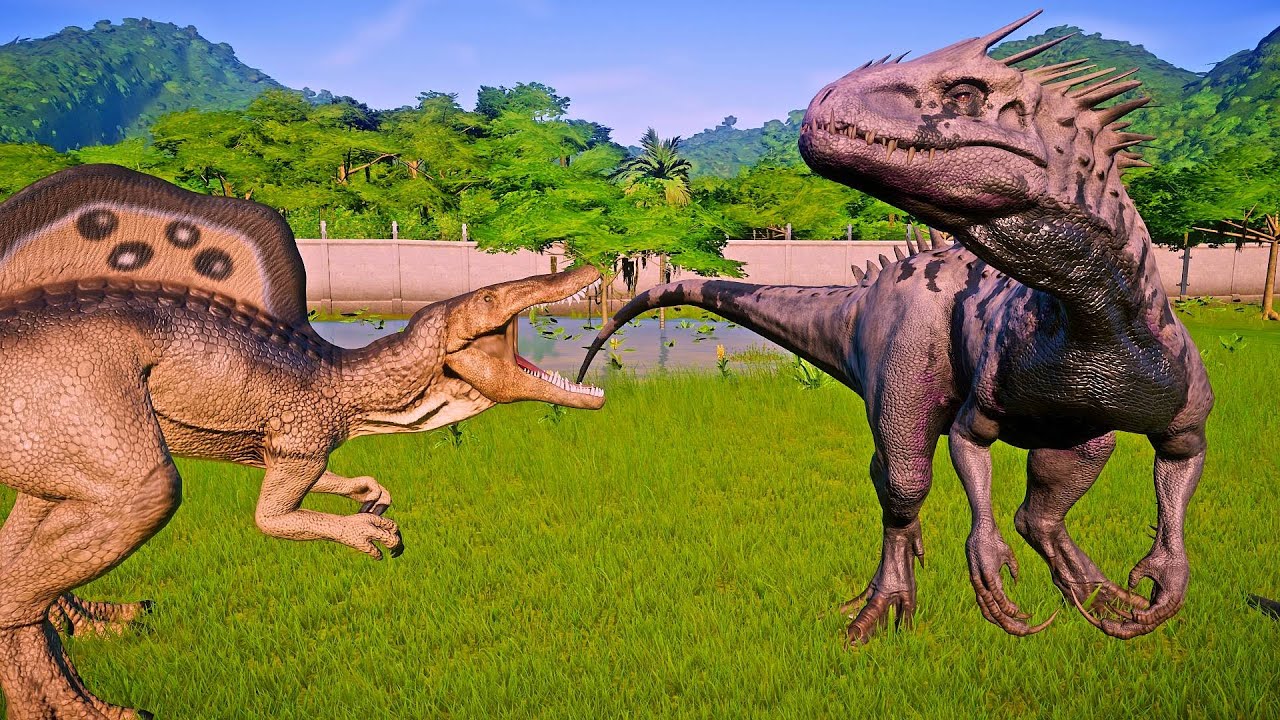 DINOSSAURO REX ROXO  Jurassic World Evolution 🌎 Jogo de Dinossauro 