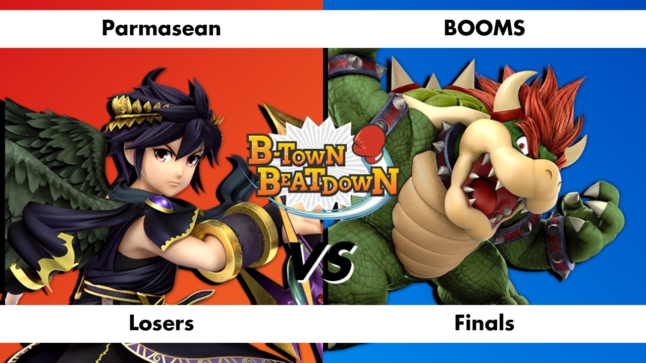 B-Town Beatdown 96 Losers Finals: Parmasean (Dark Pit) vs BOOMS (Bowser)