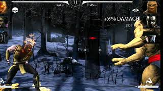 Mk mobile| hellspawn scorpion 🔥 | Tabahi 🔥🔥🔥| strong team |