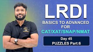 LRDI Practice Day 45 | Complete CAT 2026 LRDI Course | Basics to Advanced for XAT/SNAP/NMAT