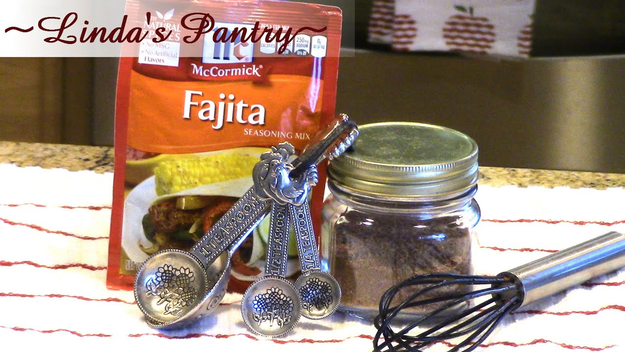 Homemade Fajita Seasoning With Linda's Pantry~ - YouTube