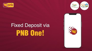 DIY - Fixed Deposit via PNB One!