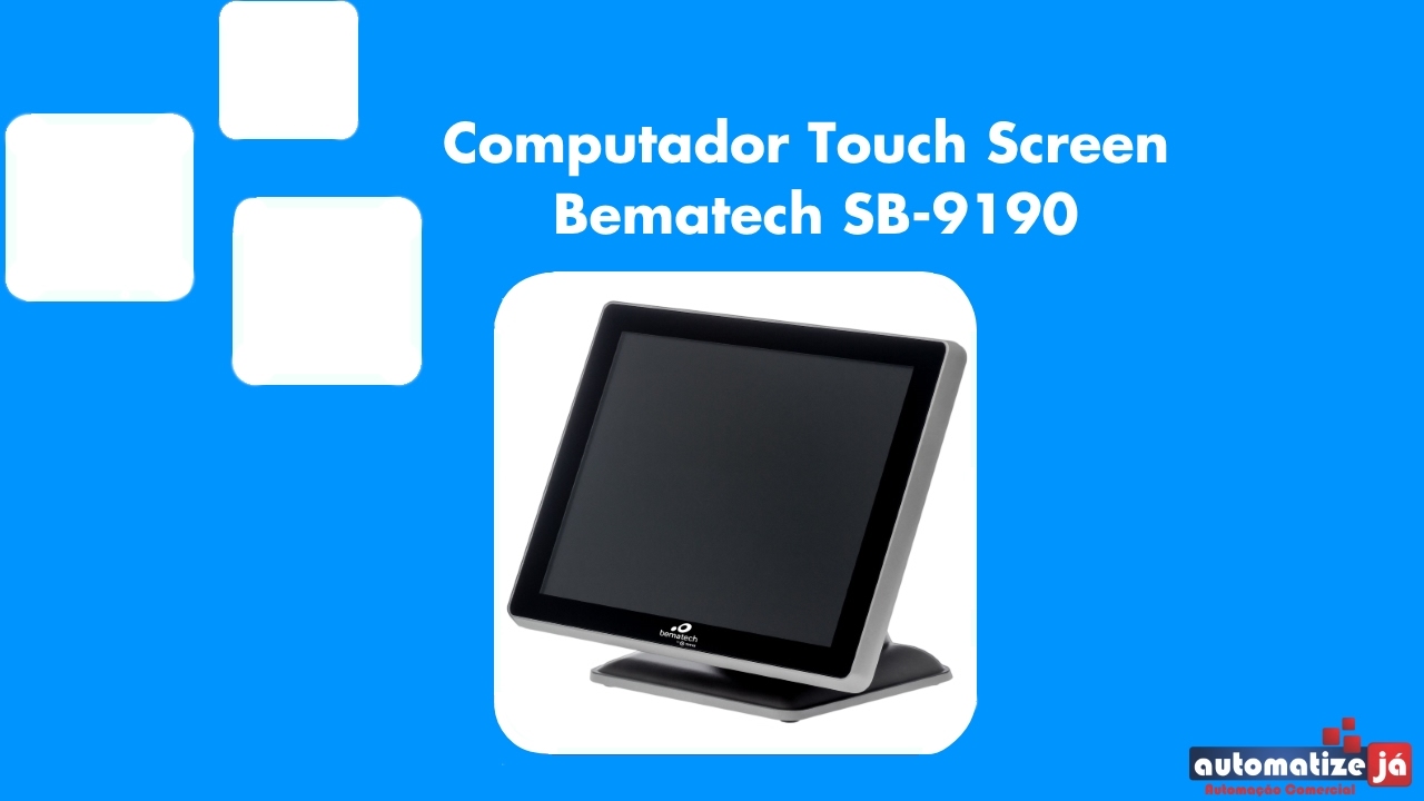 Computador Touch Screen Bematech SB-9190 (Celeron J1900 2.0Ghz - HDD1xSata6.4cm)