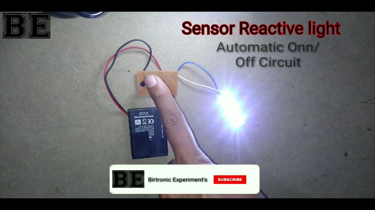 #Automatic Onn/Off#Sensor Reactive Light#Make At Home#Cheap In Price ...