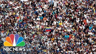 Mass Anti-Maduro Rally Demands Change In Venezuela | NBC News screenshot 4