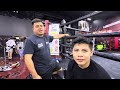 MIKEY GARCIA ON MAKING WEIGHT AND WHO WINS CHOP CHOP VS EMILIANO VARGAS ESNEWS