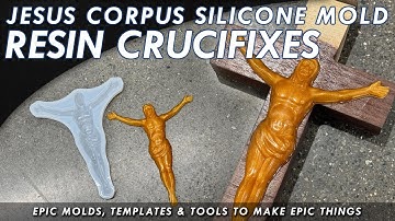 Jesus Corpus Silicone Mold To Turn Your Crosses Into Crucifixes