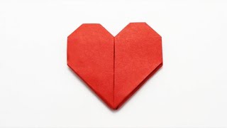 هل تستطيع عمل قلب من الورق في دقيقة واحدة ؟ origami heart