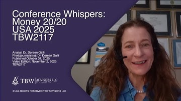 Conferentie Fluisteringen: Geld 20/20 VS 2025 TBW2117