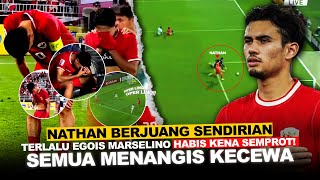 🔴AUTO KENA SEMPROT! 'Lino Kenapa Gak Opeerr'⁉️ Nathan & Marselino Bagai Bumi Langit Saat Lawan Iraq