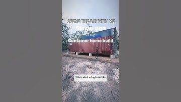 Stage One of my container home build!