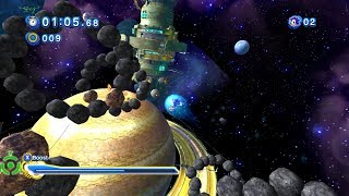 Sonic Generations Asteroid Coaster Act1 Speed Run (w/skills) 1:06.64