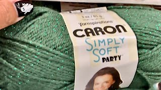 Amazing Caron Simply Soft Party Yarn 🧶 JoAnn Art Shopping 🛍️ Knitting Crochet Handmade screenshot 4