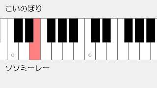 こいのぼり　ドレミ鍵盤つき