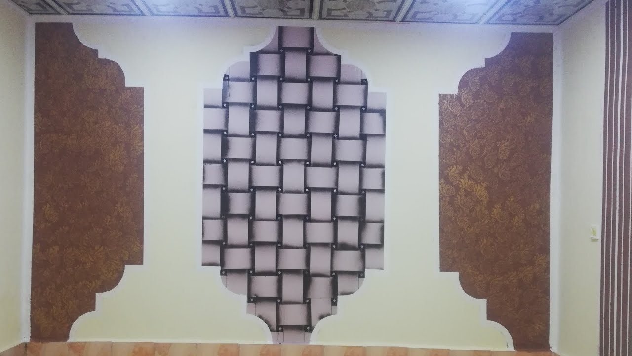 ديكور صبغ وسقف ثانوي حله ديكور دوانيه YouTube
