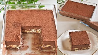 طبقات ليزي كيك باسهل طريقه حلويات بارده من غير فرن او بيض Lazy cake layers