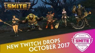 SMITE Pro League - Twitch Drops for October 2017