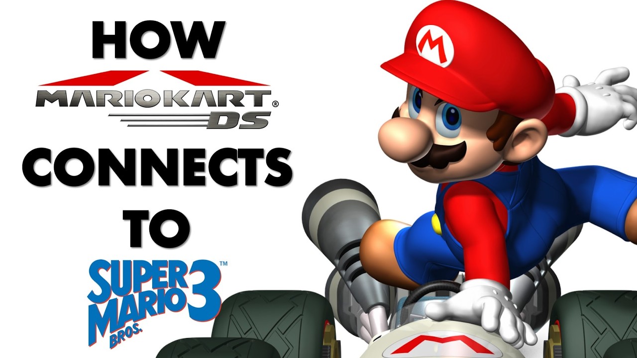 Where are Mario Kart DS Tracks Located in the Mario World?
