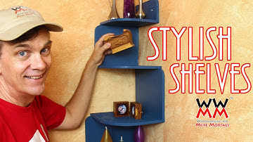 Easy to make corner shelves for your home. Only need basic tools!